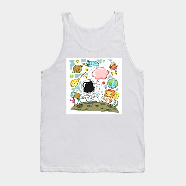 sketch Tank Top by T-shirt_best_